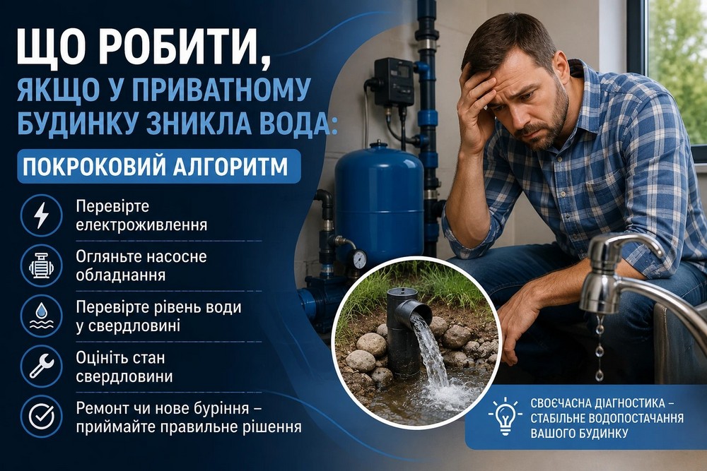 буріння свердлоивин на воду